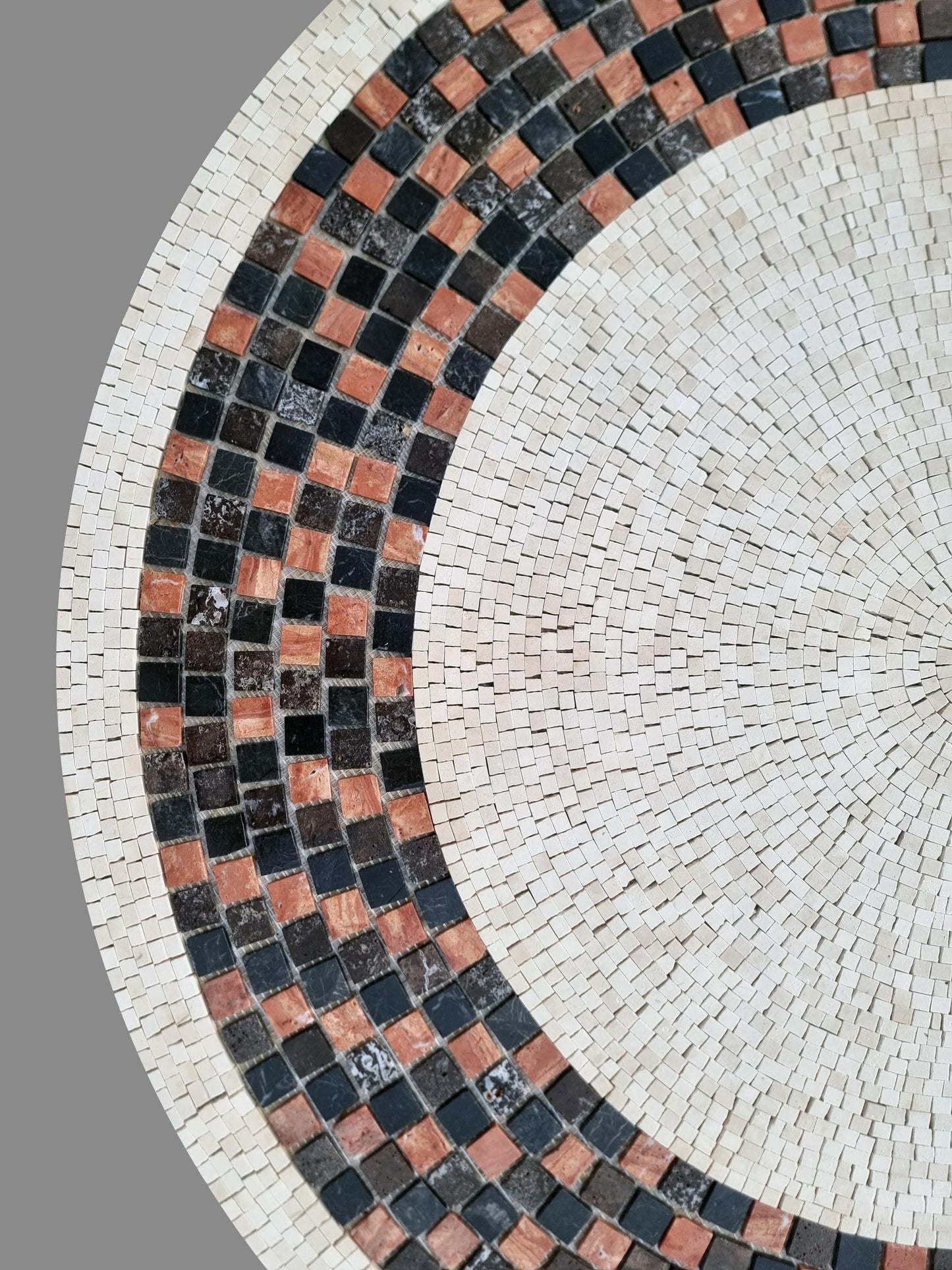 Custom Round Mosaic Floor Medallion – Personalized Floor Design, customization available