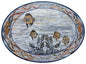SEALIFE MOSAIC TILES | Ocean Life Murals For House Warming | Seahorse And Fish Artwork Tiles For Interior Rooms Wall Decor