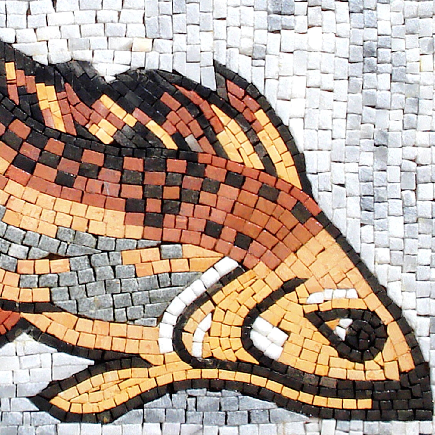 GOLDFISH ART TILES | Mosaic Tiles For New Home Kitchen And House Warming | Goldfish Artwork Backsplash For Kitchen Wall Decor