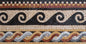 Waves String Mosaic Tiles: 8" Bathroom Wall Decor