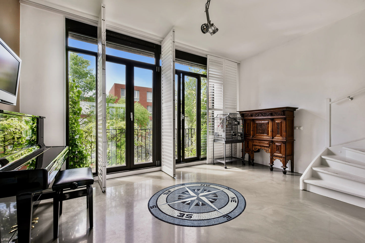 Artisan Craftsmanship: Handmade Compass & Pool Medallion Marble Mosaic Tiles - Customization available