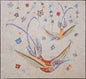 Hummingbird Mosaic Tile Art: Botanical Floral Wall Decor
