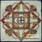 Floral Marble Mosaic Tile: 40" Medallion, Indoor/Outdoor
