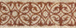 Handmade Marble Mosaic Border: Red & Cream Tile Trim - 10x40
