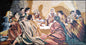 75"x40" Jesus and the Apostles Mosaic – Christian Religious Decor, Sacred Mural Artwork, Customization available