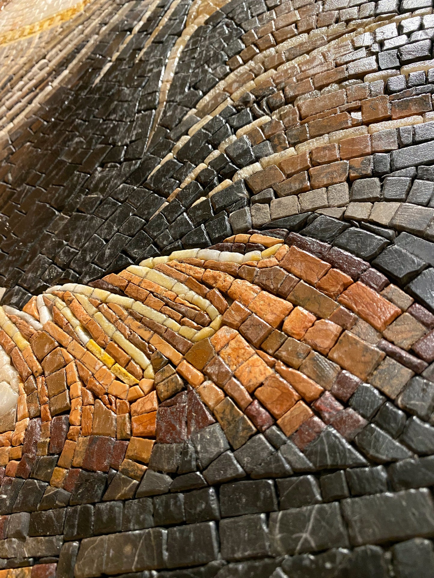 Handmade Mona Lisa Mosaic Art: Leonardo Da Vinci Reproduction