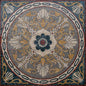 Handmade Geometrical Marble Mosaic Inlay Art Stone Tile Decor