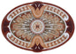 Handcrafted Marble Mosaic Rug Carpet Flooring Art Tile Décor