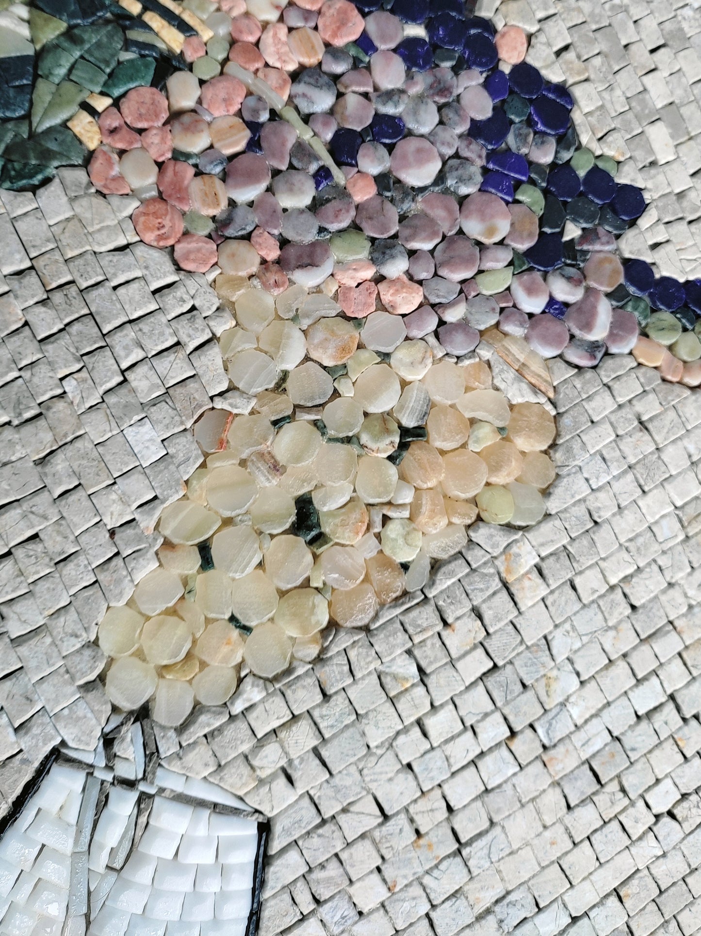 Handmade Marble Mosaic Tile: Champagne & Wine, Kitchen Backsplash (24x24)