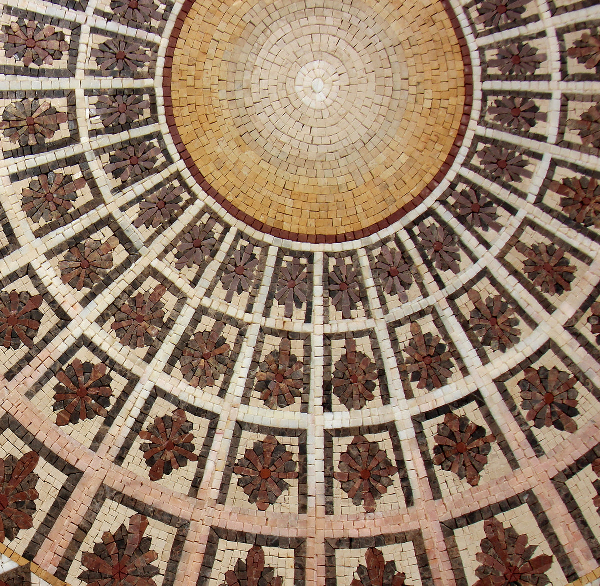 Handmade Marble Mosaic Tile: Renaissance Style, 48" Stone Art
