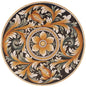 36" Architectural Mosaic Medallion –  Geometric Design, Nature-Inspired Home Decor, customization available