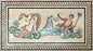 Handmade Nereid & Hippocamp Mosaic Tile Art: Italian Backsplash (66” x 36”)