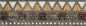 Geometric Marble Mosaic Border Tile: 6" Square Pattern Artwork