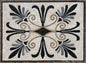 Handmade Marble Tile Mosaic: Anastasia Mural Wall Art