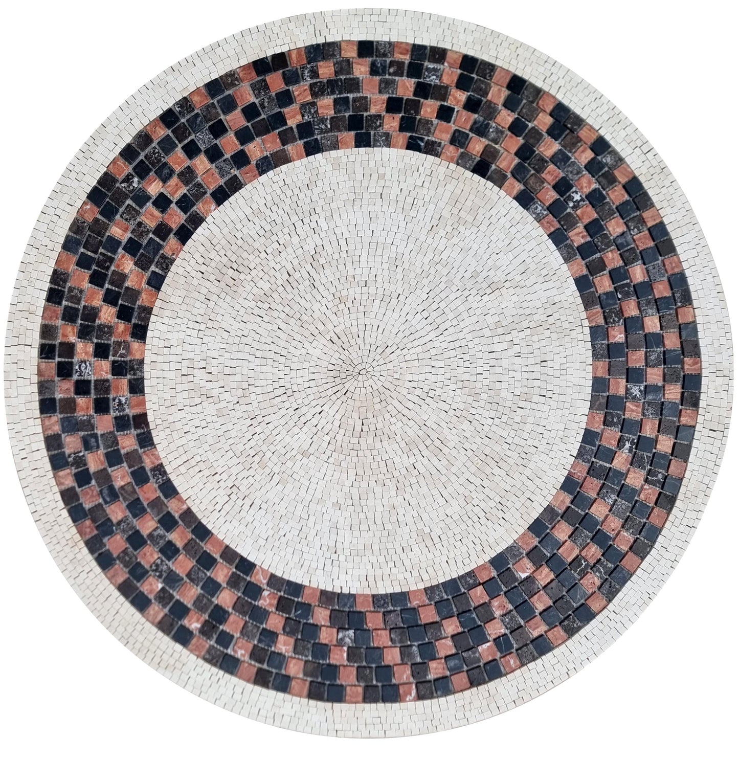 Custom Round Mosaic Floor Medallion – Personalized Floor Design, customization available