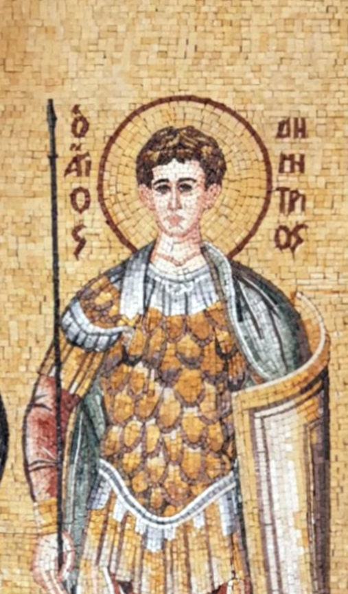 Handmade Christ Soldiers Mosaic Art: Religious Backsplash Tile (60” x 40”)
