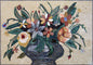Handmade Marble Mosaic Flower Vase: Wall Art Decor (32"x22")