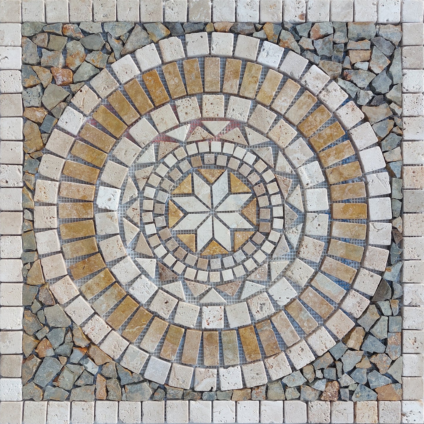 BEAUTIFUL MOSAICS | New Design Stylish Home Marble Stone Mosaic | Square Shape Mosaic | Decoration Mosaics | House Décor Gift
