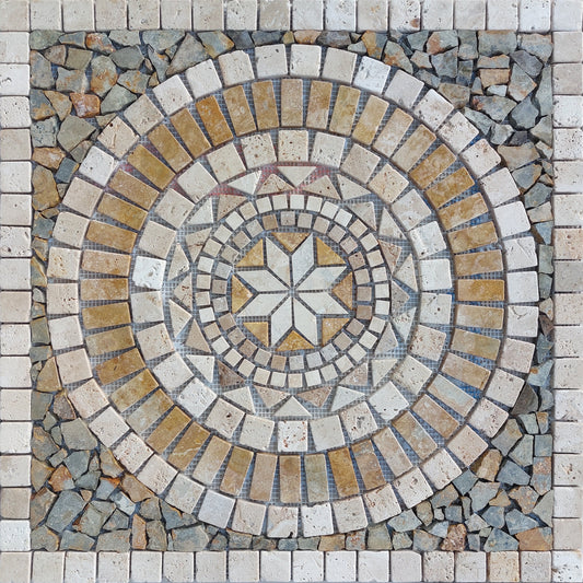 BEAUTIFUL MOSAICS | New Design Stylish Home Marble Stone Mosaic | Square Shape Mosaic | Decoration Mosaics | House Décor Gift