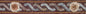 Floral String Mosaic Border: 4" x 40" Bathroom Wall Art