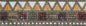 Handmade Marble Mosaic Tile Border: Brown & Gold Geometric Accent (6x40 inches, Customization Available