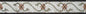 Floral Marble Mosaic Tile Border: 40" x 6" Botanical Art
