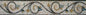 Floral Mosaic Border Tile: Botanical Wall Art, 6” x 40”