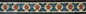 Floral Marble Mosaic Border Tile: 40"x6" Wall Art