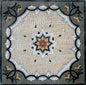 24" Handmade Marble Mosaic Square Floor Interior Home Décor Art Tile Stone.