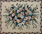 Handmade Marble Mosaic Flower Art: 50" Floral Bouquet Wall Decor