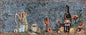 Handmade Marble Mosaic Kitchen Backsplash: Lemon, Wine & Floral Still Life