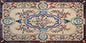 Floral Marble Mosaic Rug: Handmade Stone Carpet (108” x 54")