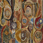 Geometric Marble Mosaic Tile: Abstract Inlay Artwork, 32" Backsplash