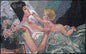 Handmade Mother and Baby Marble Mosaic Art Tile (50” x 32”)