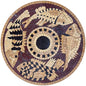 20" Fish Mosaic Medallion, Decorative Sea Life Inlay for Floor or Wall, Customization Available