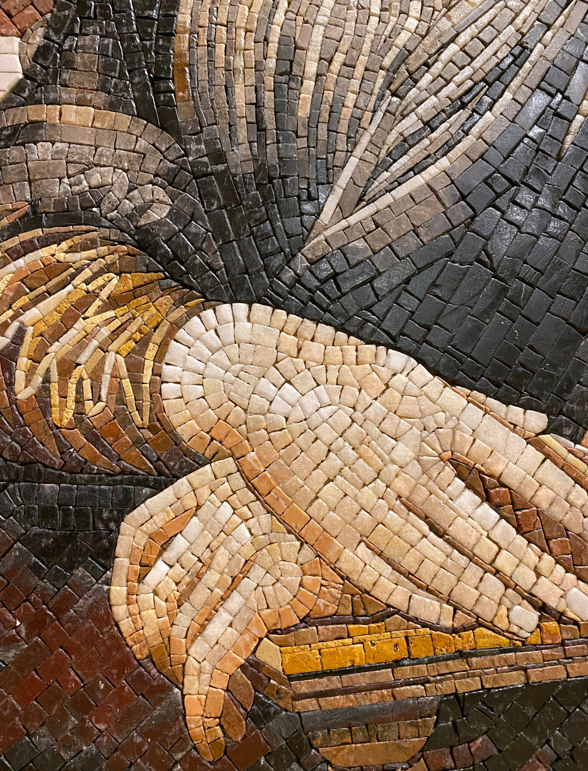 Handmade Mona Lisa Mosaic Art: Leonardo Da Vinci Reproduction