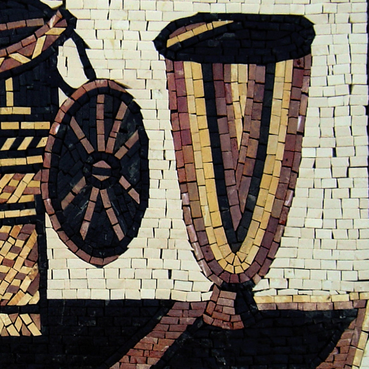 Handmade Marble Mosaic Tile Art: Kitchen Backsplash Decor (20x20)