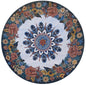 FL020 Flowers Medallion Pattern Handmade Marble Mosaic Tile