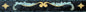 Gold & Teal Art Deco Mosaic Border: Handmade Marble Tile Trim, Luxe Accent