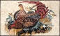 Handmade Pheasant Mosaic Tile Art: Marble Bird Mural (30x24 in)