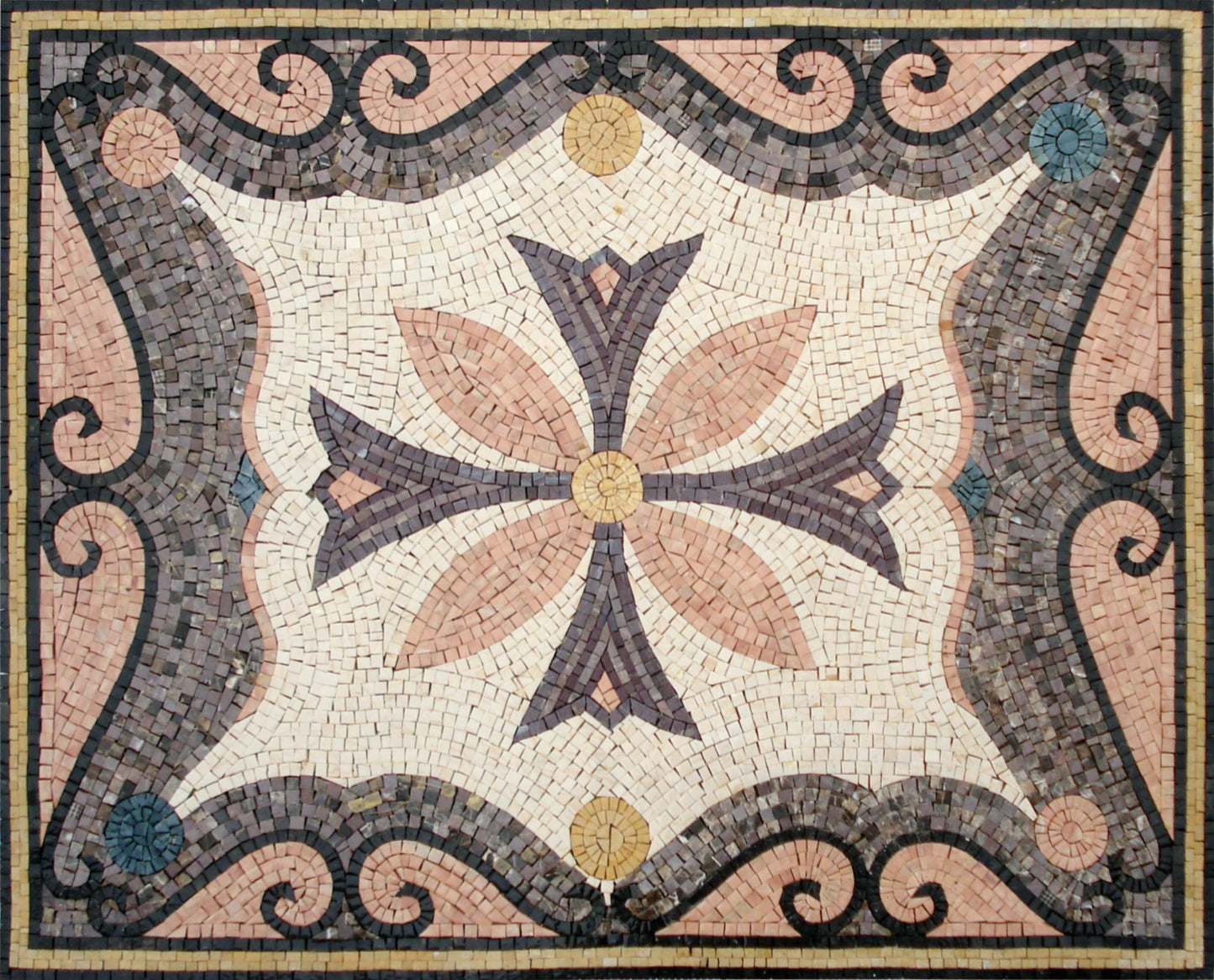 SQUARE SHAPE RUG | New Design Handmade Rugs For Home Decoration | Mosaic Art Tile | Housewarming Gift | Attractive Style Rug