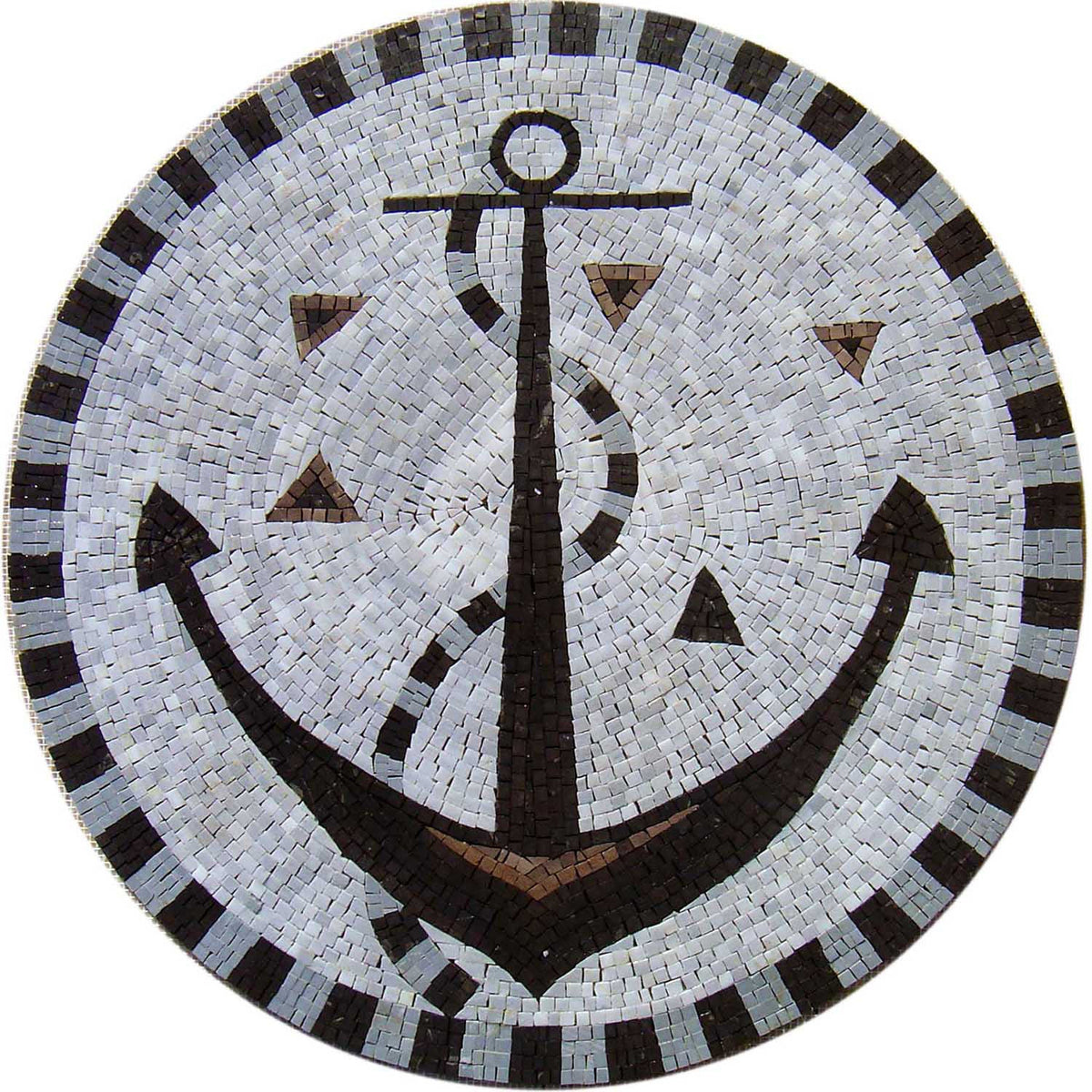 Artistic Opulence - Marble Mosaic Artwork Tile for Elegant Interior Design - Customization available