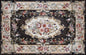 Floral Marble Mosaic Rug: Handmade Stone Art (96” x 60")