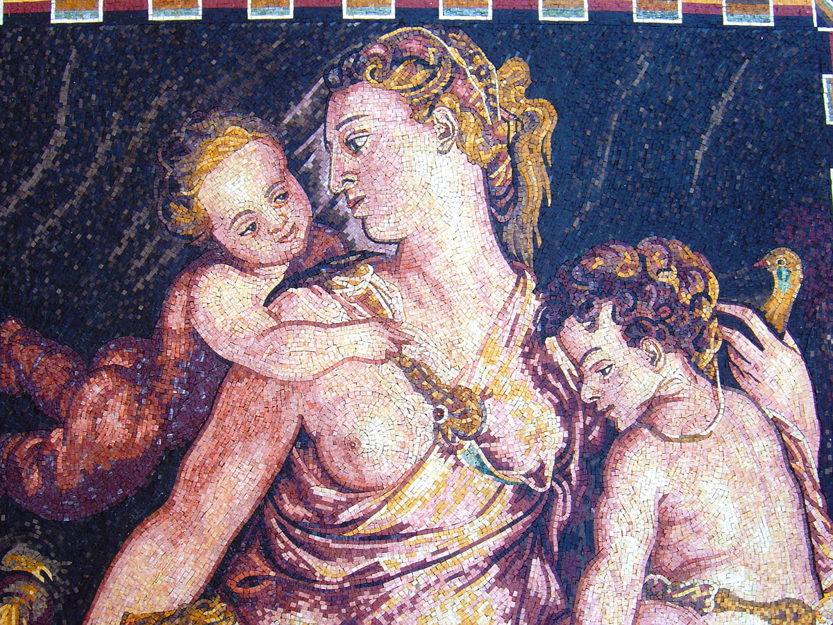 Francesco Salviati Reproduction: Handmade Marble Mosaic Art Tile