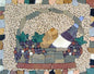 Handmade Wine & Grapes Mosaic Tile Art: Kitchen Backsplash