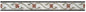 Floral Marble Mosaic Tile Border: Botanical Wall Decor (40x4 Inches)