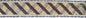 Geometric Marble Mosaic Border Tile - 8" x 40"