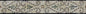 Botanical Mosaic Tile Border: Geometric Floral Marble Artwork (40x6")