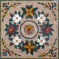 Floral Marble Mosaic Tile Medallion - 40" Handmade Art