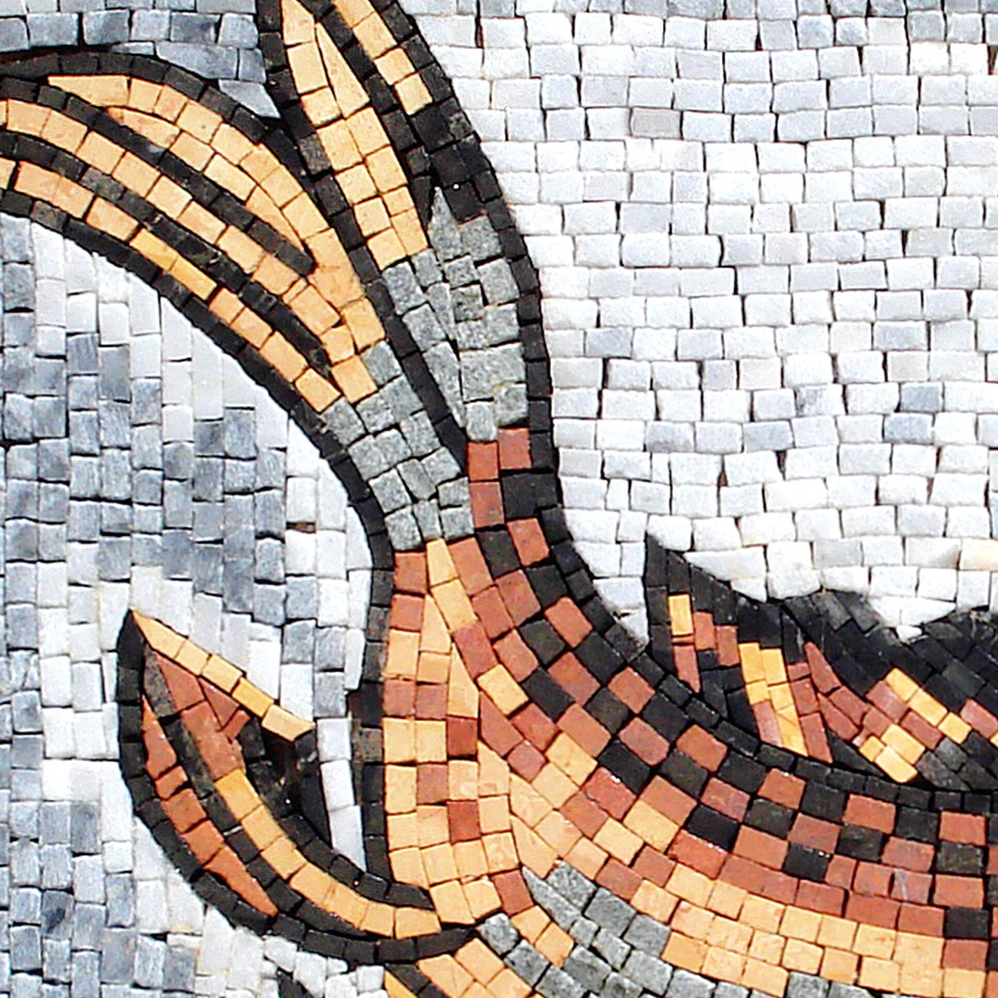 GOLDFISH ART TILES | Mosaic Tiles For New Home Kitchen And House Warming | Goldfish Artwork Backsplash For Kitchen Wall Decor